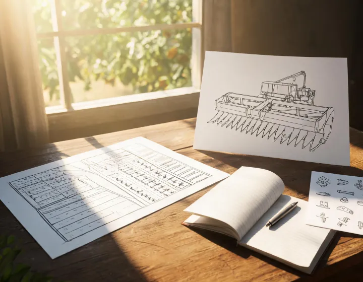 Agricultural procurement brief reviewed on a desk